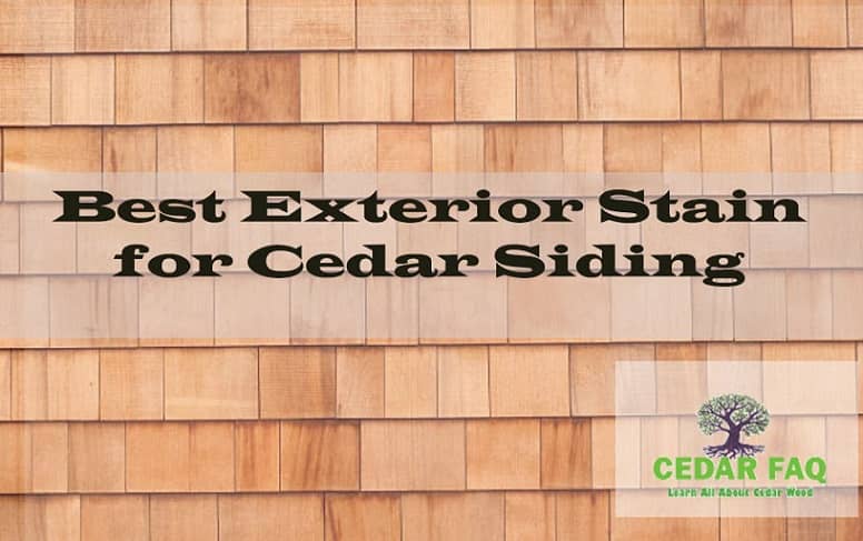 best exterior solid stain for cedar siding