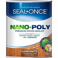 SEAL-ONCE NANO+POLY Wood Sealer For Cedar Posts