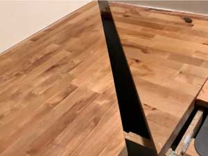 How To Join Butcher Block Countertops In A Corner