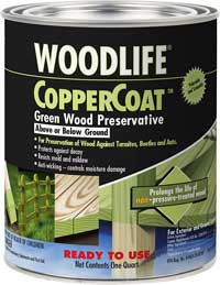 can you paint over woodlife coppercoat