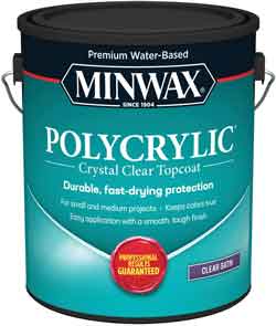minwax clear polycrylic protective finish