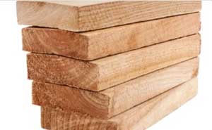 plain sawn lumber board